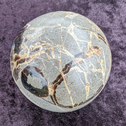 Septarian Dragon Stone sphere 51mm 197g