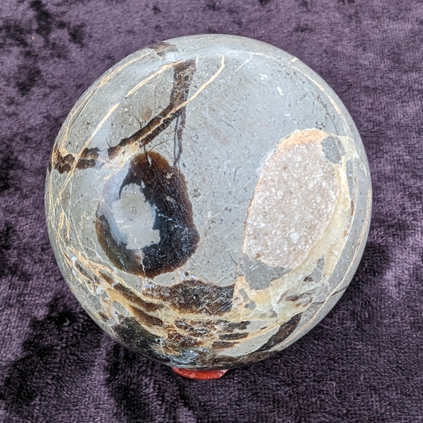 Septarian Dragon Stone sphere 51mm 197g