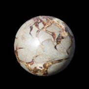 Septarian Dragon Stone sphere 51mm 192g in sunlight - Rocks and Things Store