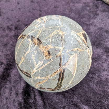 Septarian Dragon Stone sphere 51mm 197g