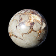 Septarian Dragon Stone sphere 51mm 192g in sunlight - Rocks and Things Store