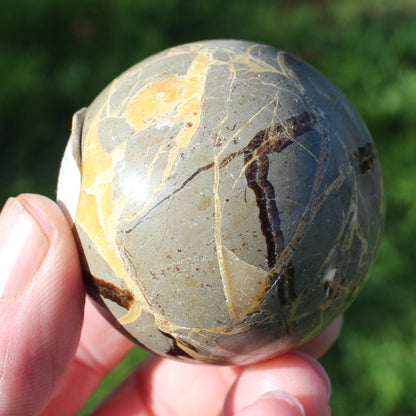 Septarian Dragon Stone sphere 51mm 197g