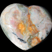 Ocean Jasper heart 336g - Rocks and Things Store