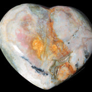 Ocean Jasper heart 336g - Rocks and Things Store