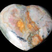 Ocean Jasper heart 336g - Rocks and Things Store