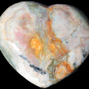 Ocean Jasper heart 336g - Rocks and Things Store