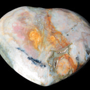 Ocean Jasper heart 336g - Rocks and Things Store