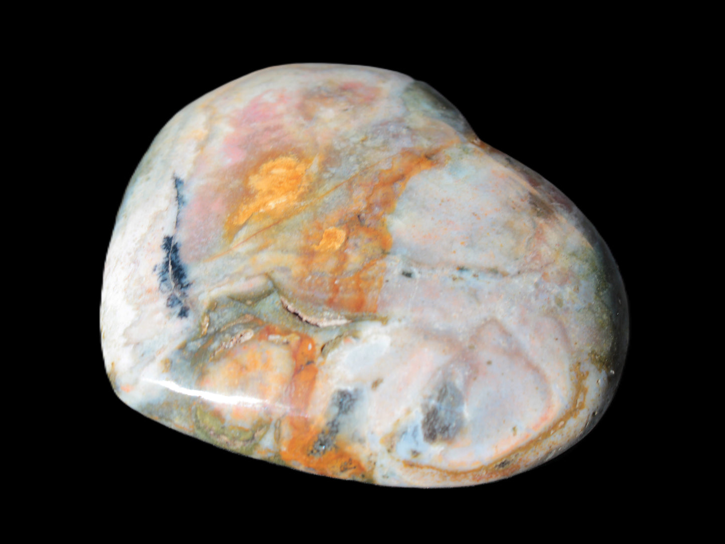 Ocean Jasper heart 336g Rocks and Things