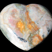 Ocean Jasper heart 336g - Rocks and Things Store