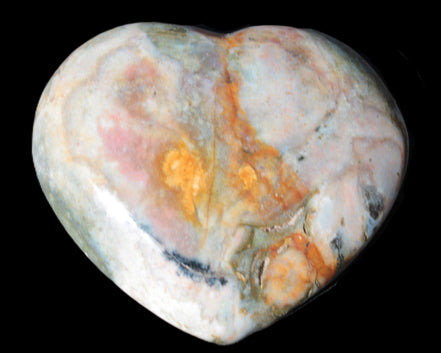 Ocean Jasper heart 336g - Rocks and Things Store