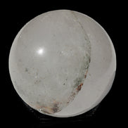 Green Phantom Quartz sphere 62mm 337g in sunlight - Rocks and Things Store