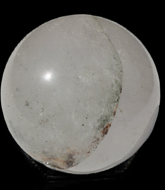 Green Phantom Quartz sphere 62mm 337g in sunlight - Rocks and Things Store