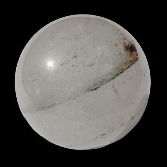 Green Phantom Quartz sphere 62mm 337g in sunlight - Rocks and Things Store