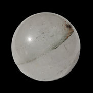 Green Phantom Quartz sphere 62mm 337g in sunlight - Rocks and Things Store