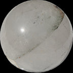 Green Phantom Quartz sphere 62mm 337g in sunlight - Rocks and Things Store