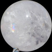 Ghost Garden Quartz sphere 57mm 266g in sunlight - Rocks and Things Store