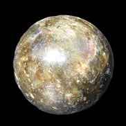 Labradorite sphere 61mm 424g in sunlight - Rocks and Things Store
