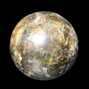 Labradorite sphere 61mm 424g in sunlight - Rocks and Things Store