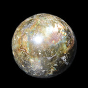 Labradorite sphere 61mm 424g in sunlight - Rocks and Things Store