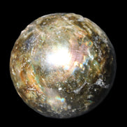 Labradorite sphere 61mm 424g in sunlight - Rocks and Things Store