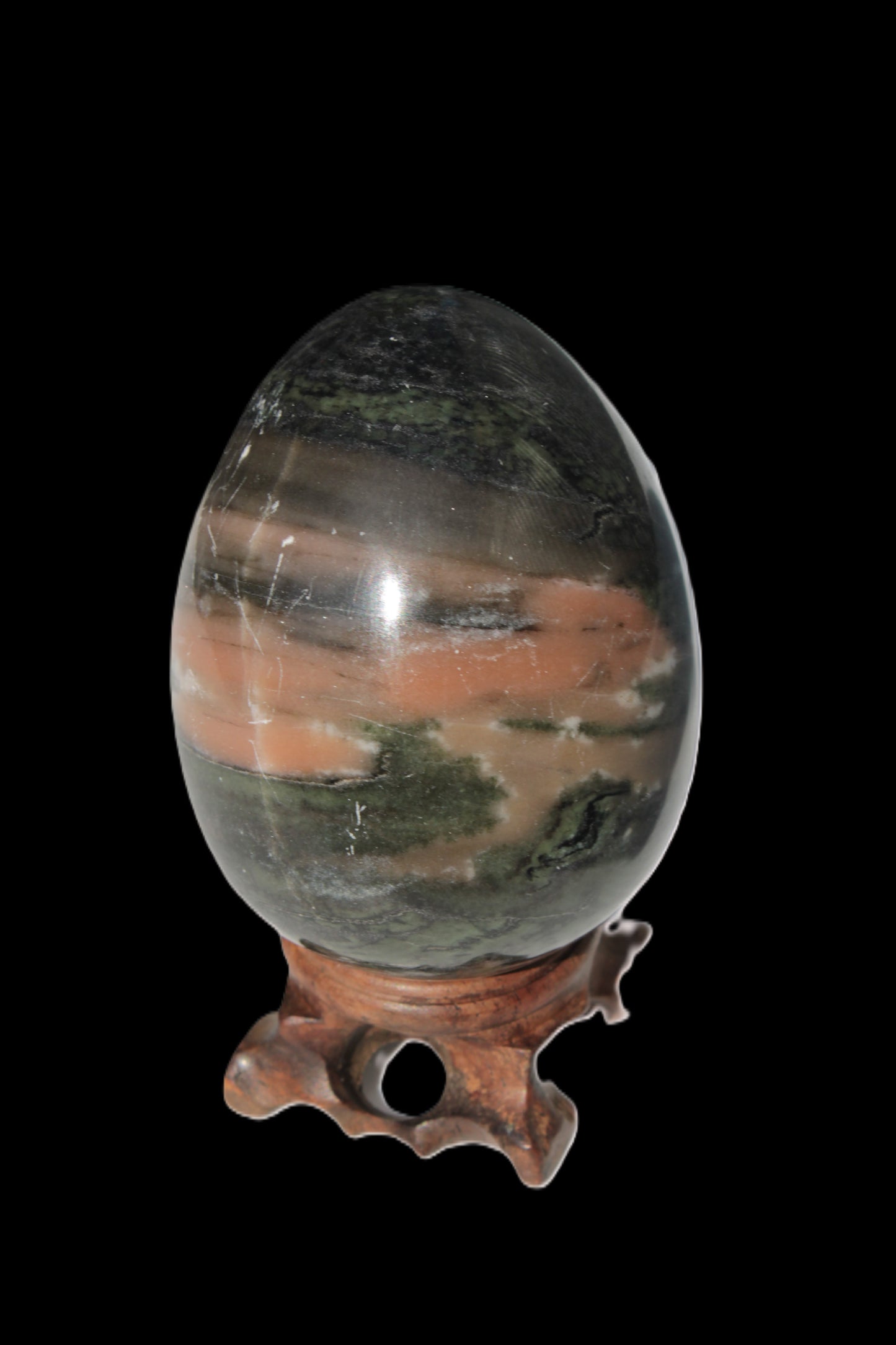 Ocean Jasper egg 390g Rocks and Things