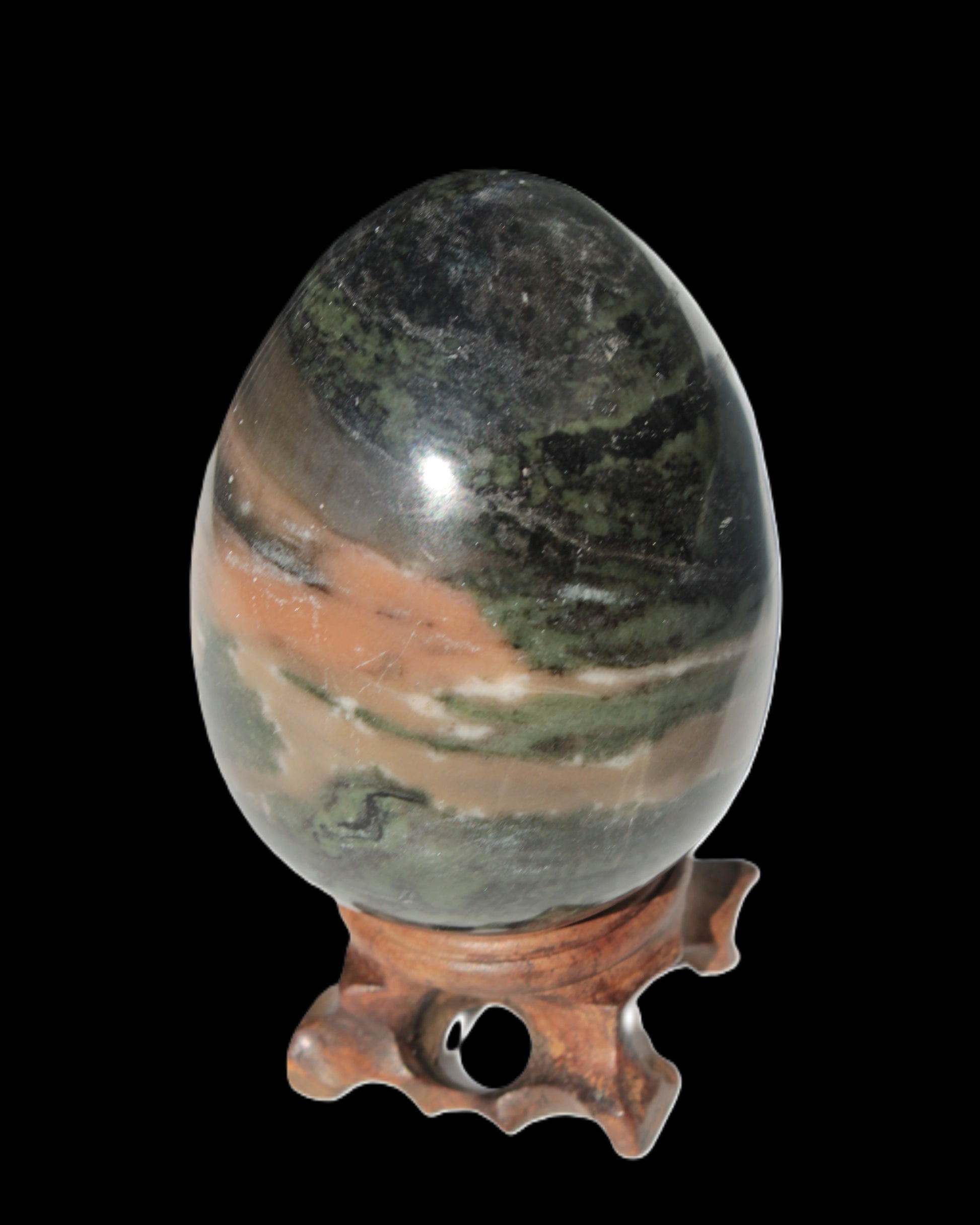 Ocean Jasper egg 390g Rocks and Things