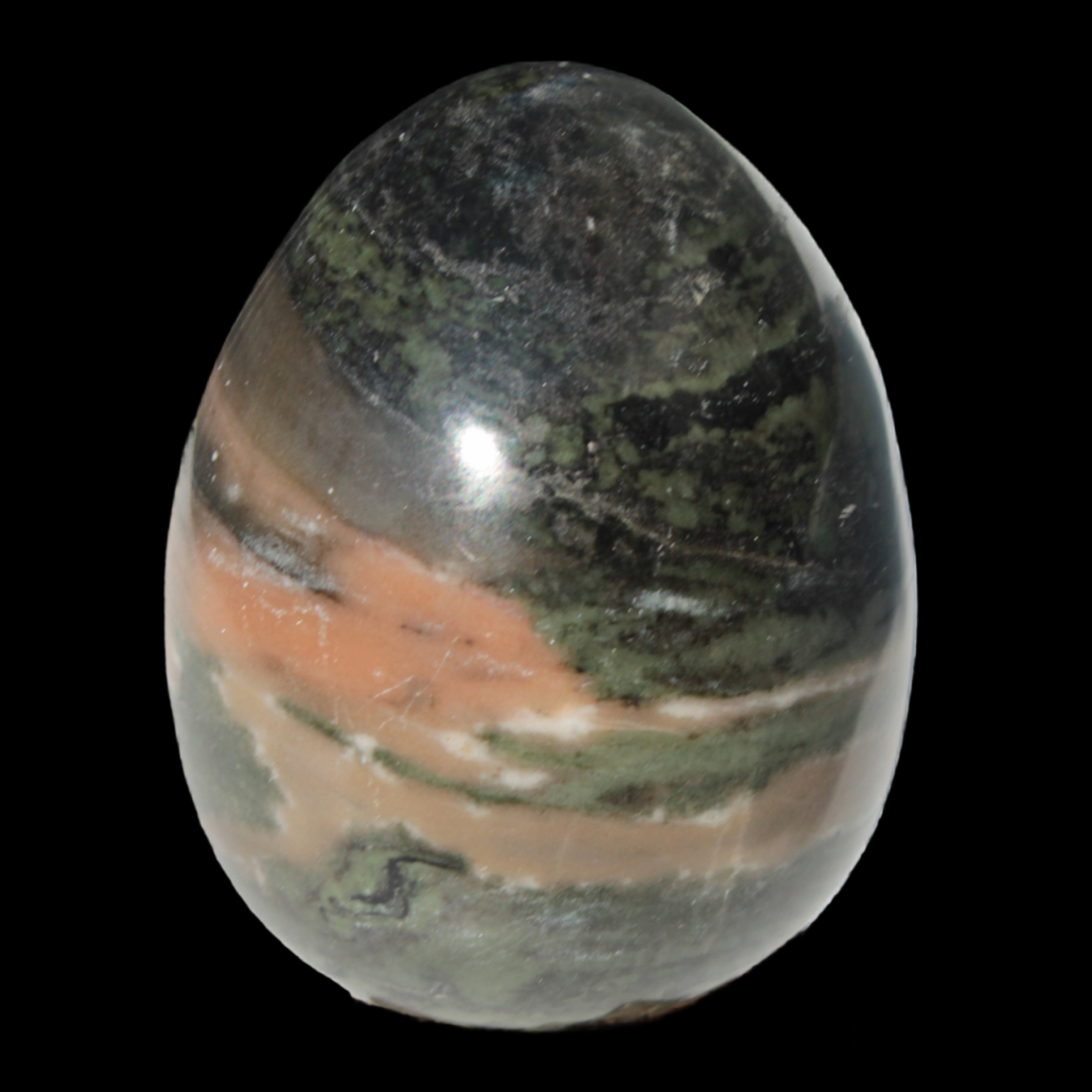 Ocean Jasper egg 390g - Rocks and Things Store