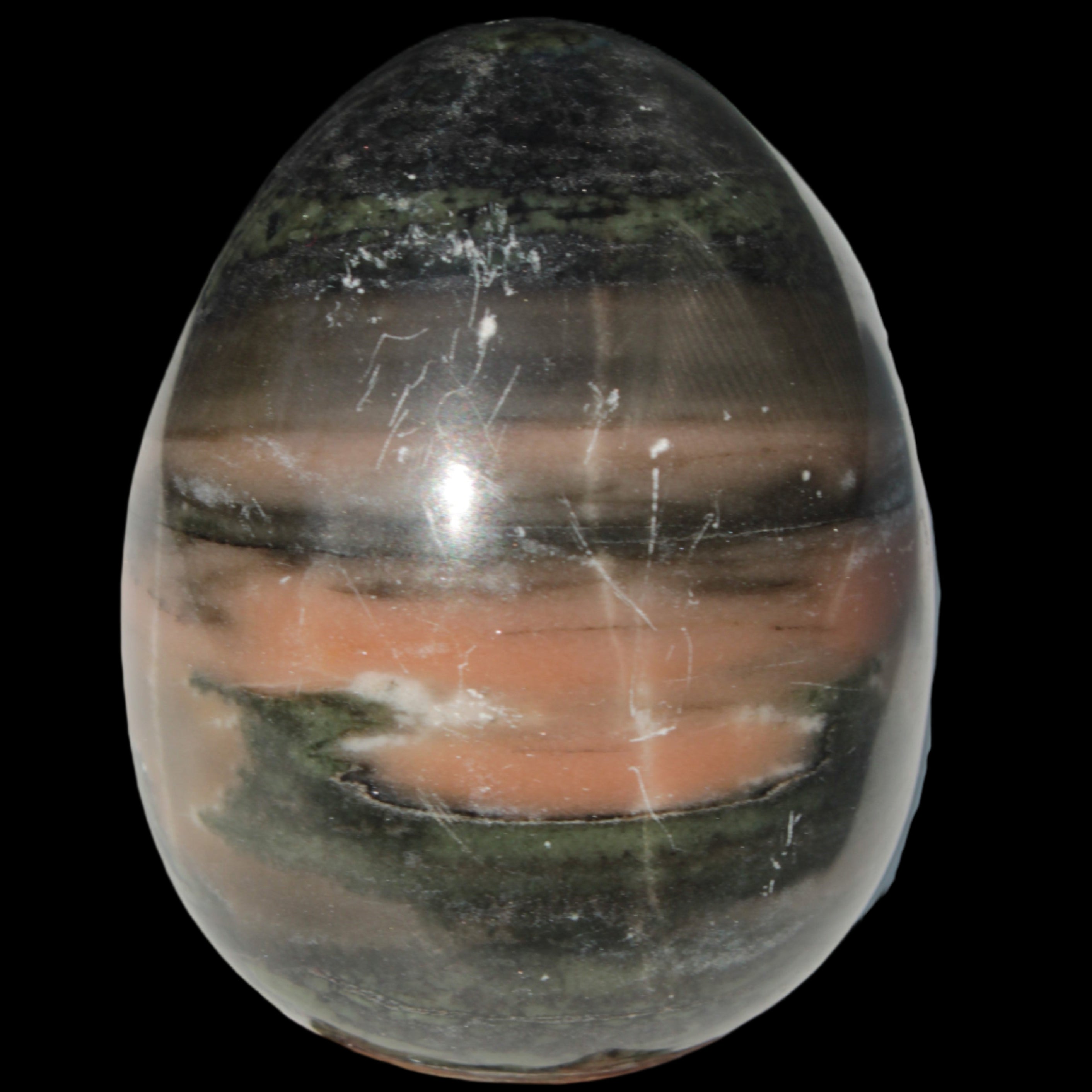 Ocean Jasper egg 390g - Rocks and Things Store