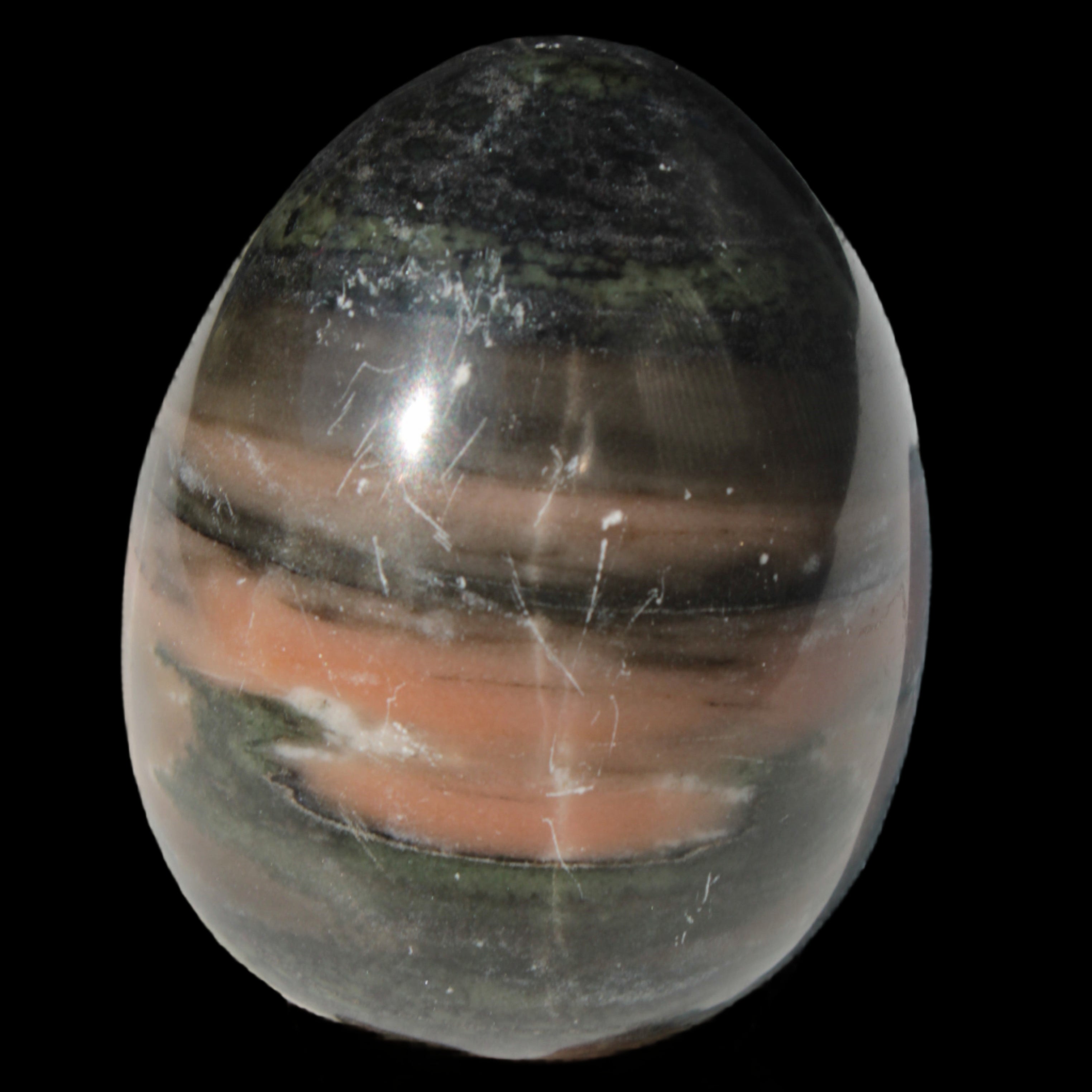 Ocean Jasper egg 390g - Rocks and Things Store