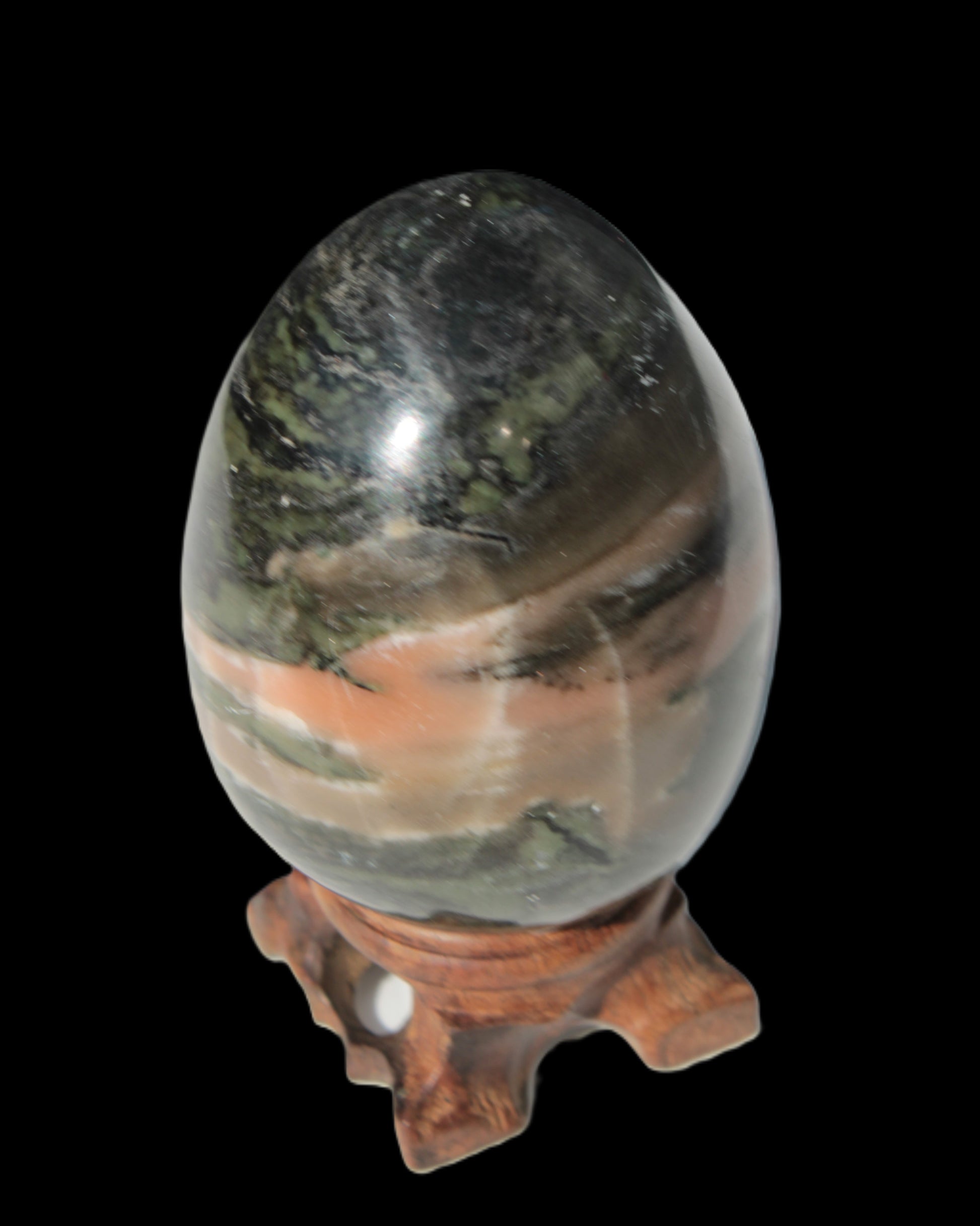 Ocean Jasper egg 390g Rocks and Things