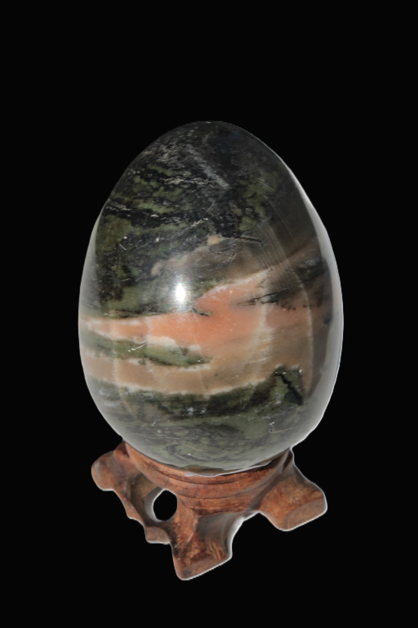 Ocean Jasper egg 390g Rocks and Things