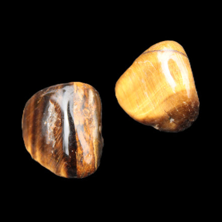 Tigers Eye 2 polished stones 8-13g Rocks and Things