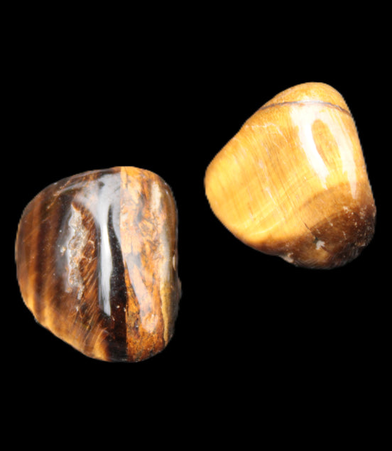 Tigers Eye 2 polished stones 8-13g Rocks and Things