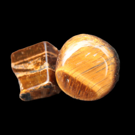 Tigers Eye 2 polished stones 8-13g Rocks and Things