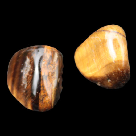 Tigers Eye 2 polished stones 8-13g Rocks and Things