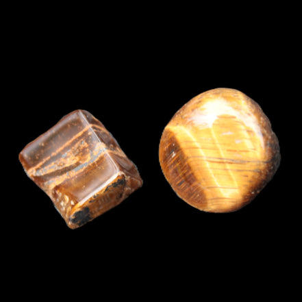 Tigers Eye 2 polished stones 8-13g Rocks and Things