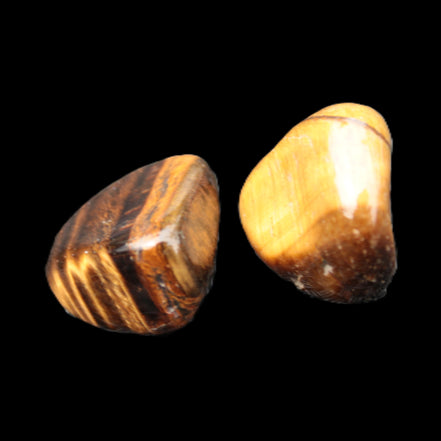 Tigers Eye 2 polished stones 8-13g Rocks and Things