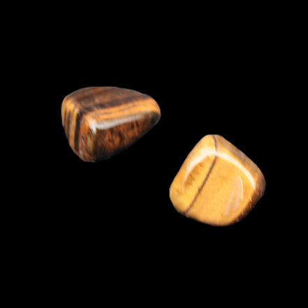Tigers Eye 2 polished stones 8-13g Rocks and Things