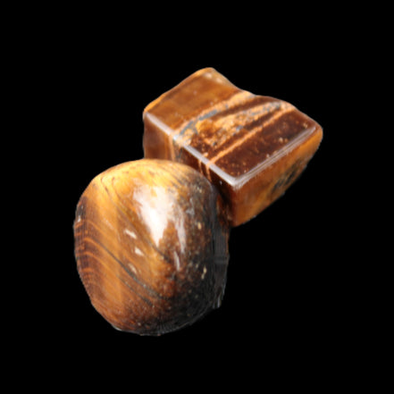 Tigers Eye 2 polished stones 8-13g Rocks and Things