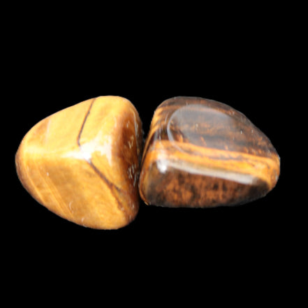 Tigers Eye 2 polished stones 8-13g Rocks and Things