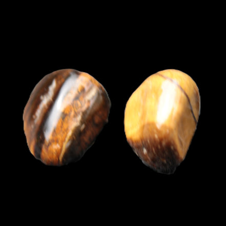 Tigers Eye 2 polished stones 8-13g Rocks and Things