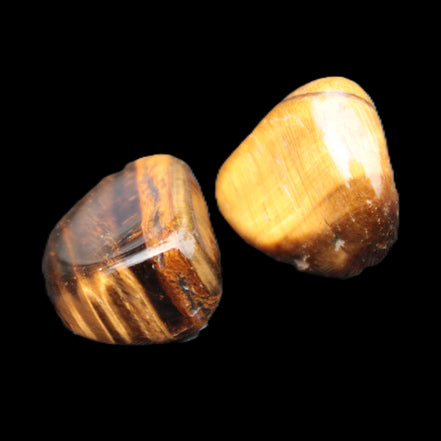 Tigers Eye 2 polished stones 8-13g Rocks and Things