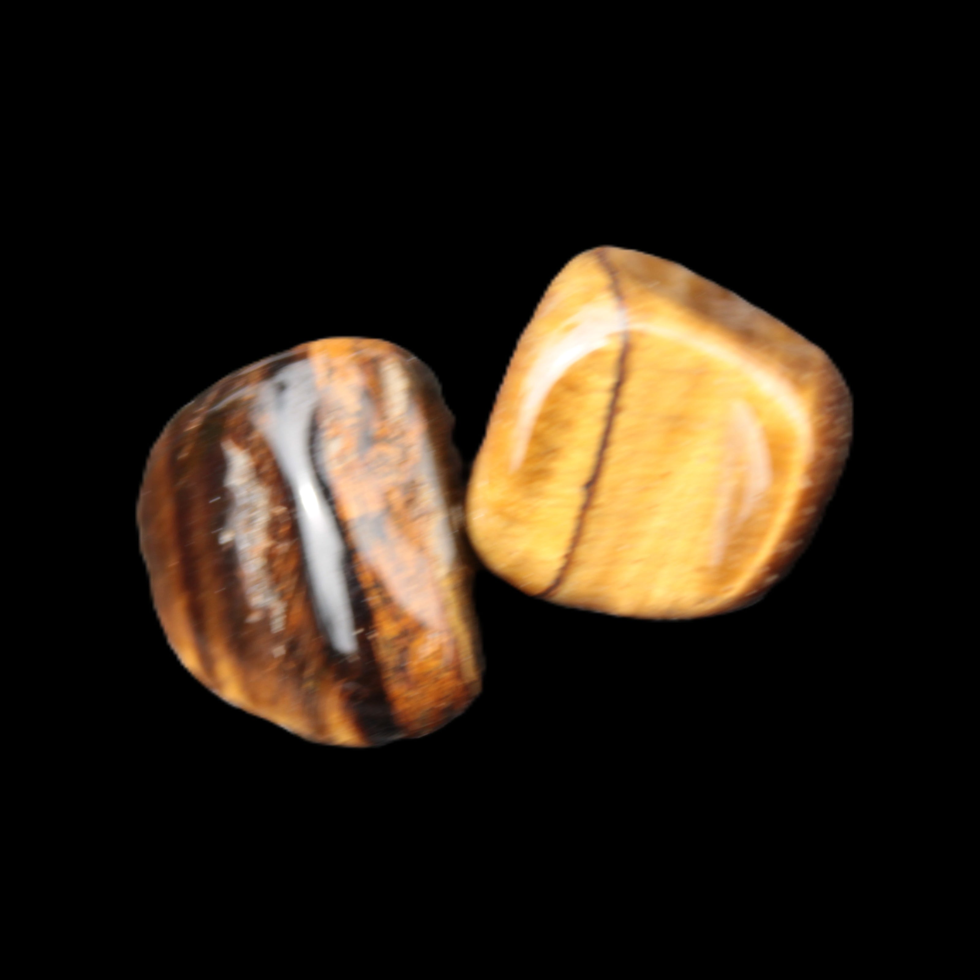 Tigers Eye 2 polished stones 8-13g Rocks and Things
