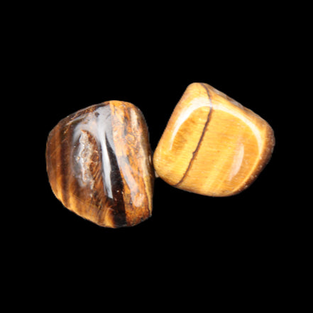 Tigers Eye 2 polished stones 8-13g Rocks and Things