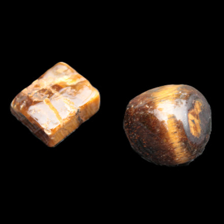 Tigers Eye 2 polished stones 8-13g Rocks and Things