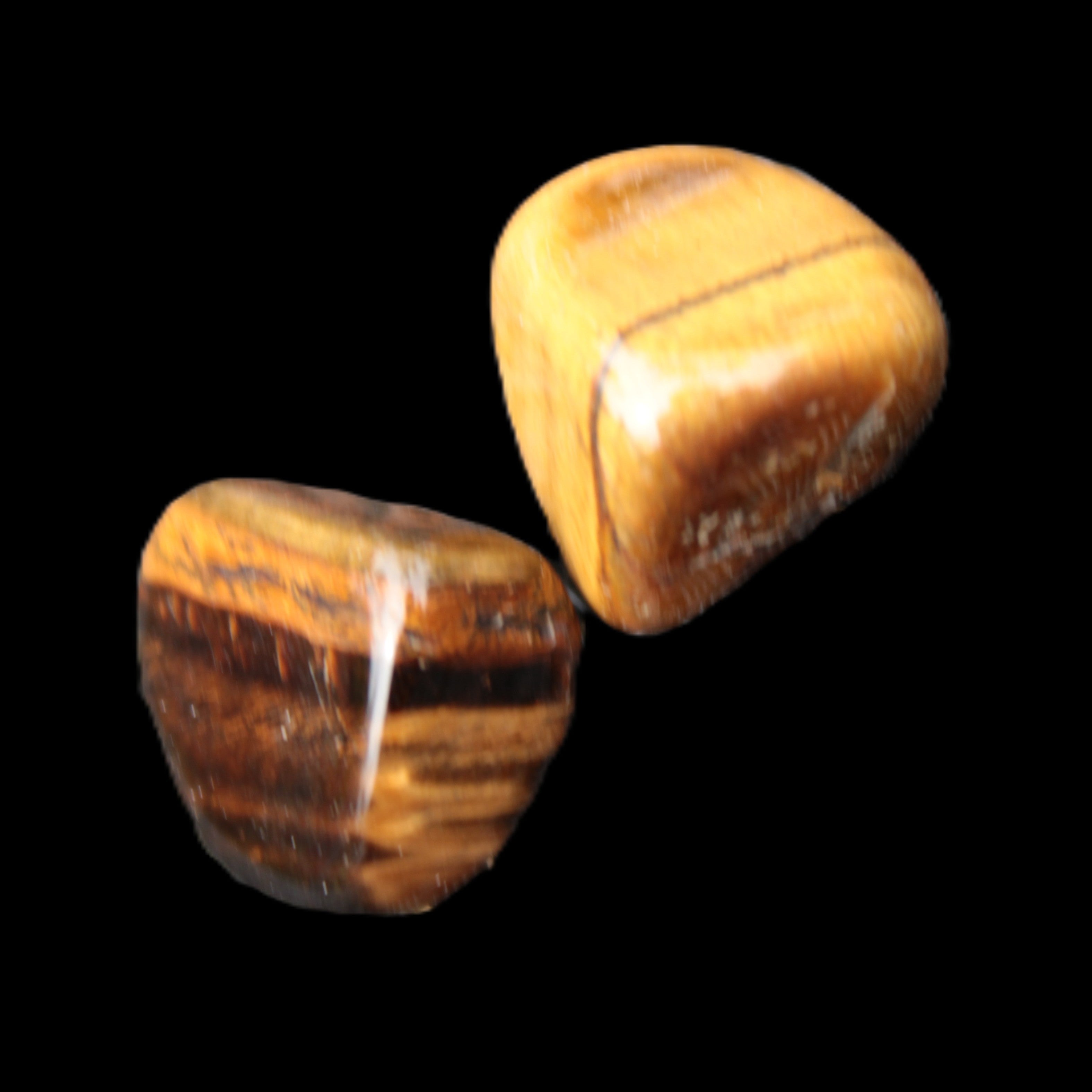 Tigers Eye 2 polished stones 8-13g Rocks and Things