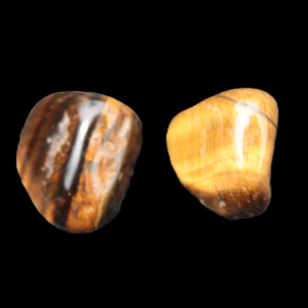 Tigers Eye 2 polished stones 8-13g Rocks and Things