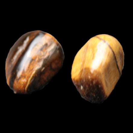 Tigers Eye 2 polished stones 8-13g Rocks and Things
