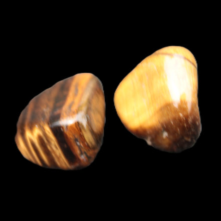 Tigers Eye 2 polished stones 8-13g Rocks and Things