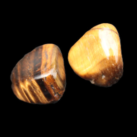Tigers Eye 2 polished stones 8-13g Rocks and Things